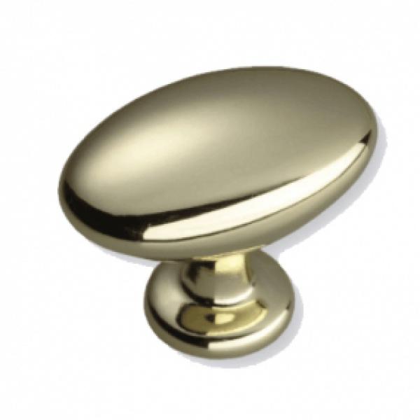 №101 Ручка-кнопка овал мат хром