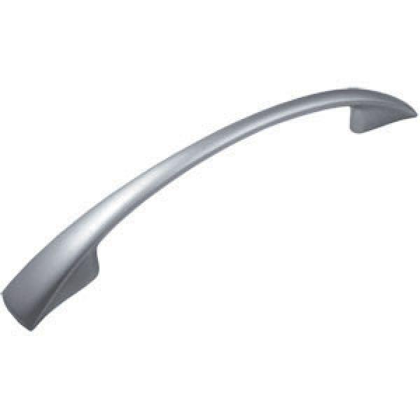 №124 Ручка-бабочка ОФК матовый хром 96мм