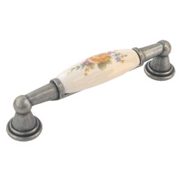 №142 Ручка скоба ОФК 742-96 С 506 ст.бронза+белый 01