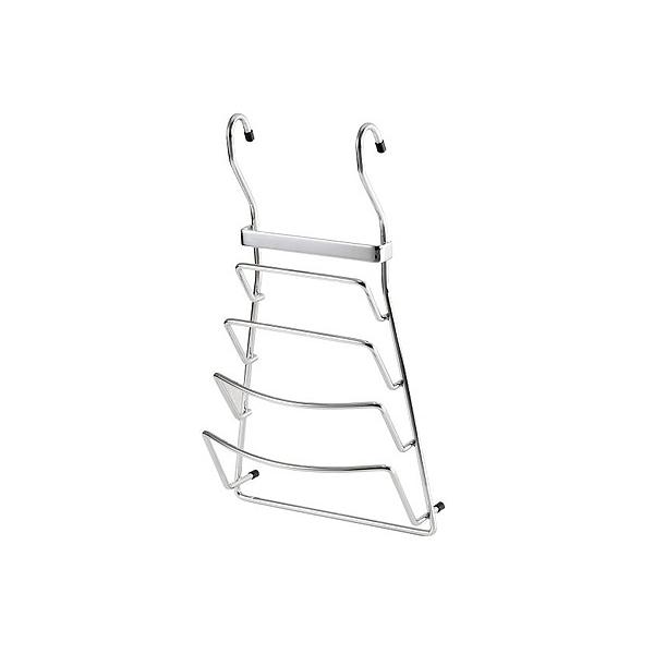 Полка для крышек хром